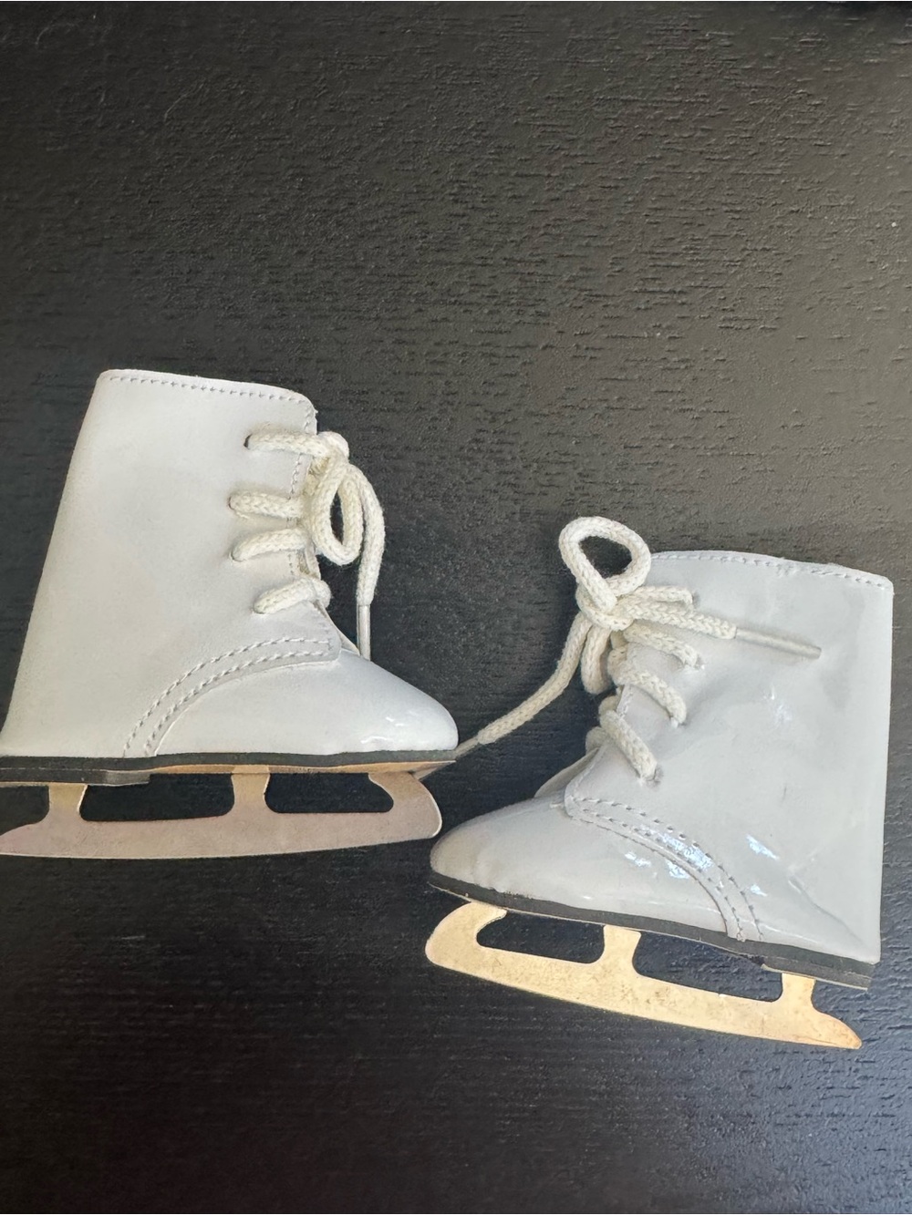 Fits American Girl Dolls- Ice Skate Boots - Classic Laced Style